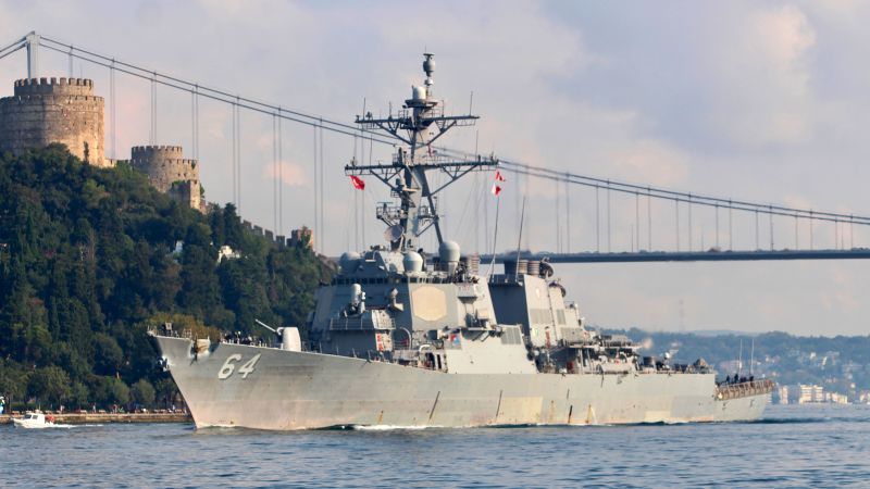 US Navy Warship Intercepts Missiles Fired from Yemen