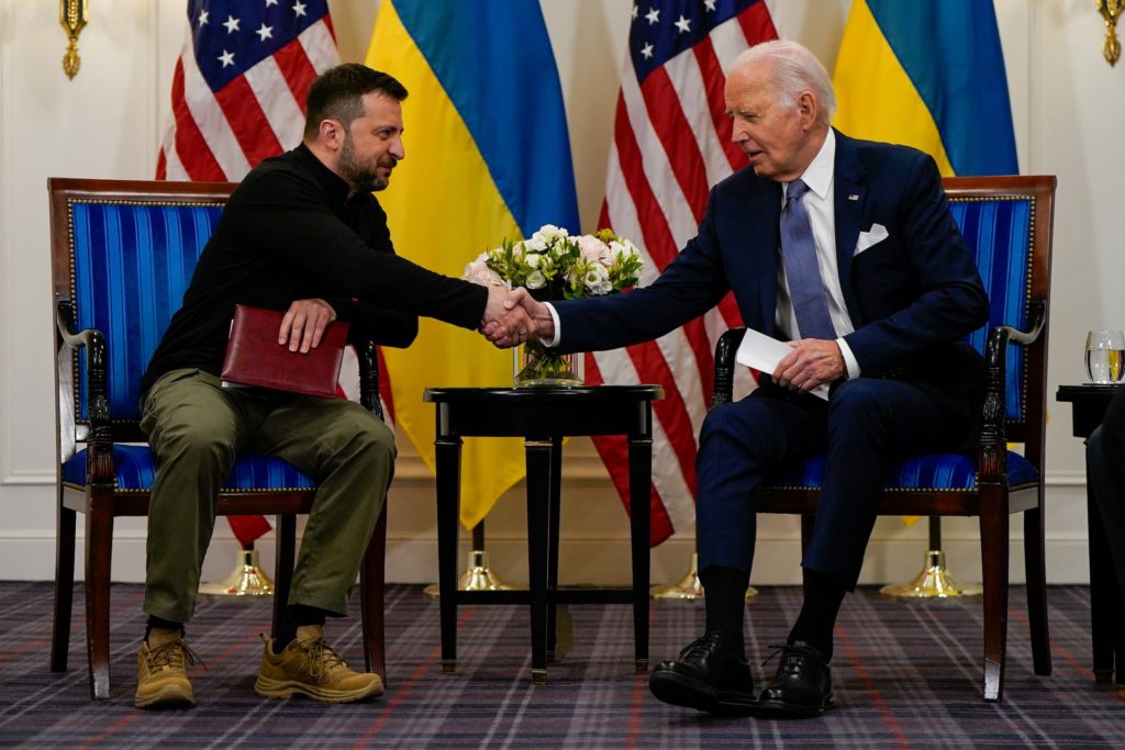 US President Joe Biden Apologizes to Ukrainian President Volodymyr Zelenskyy and Pledges Additional&nbsp;Aid