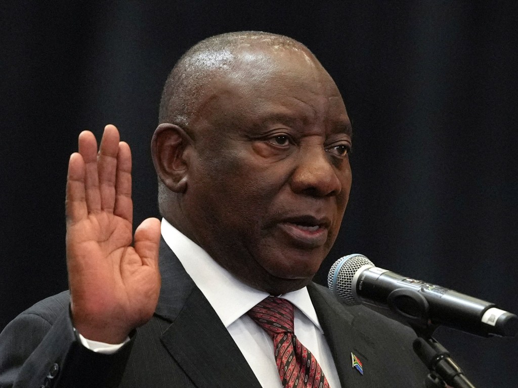 South African President Cyril Ramaphosa Re-elected for Second Term After Coalition&nbsp;Deal