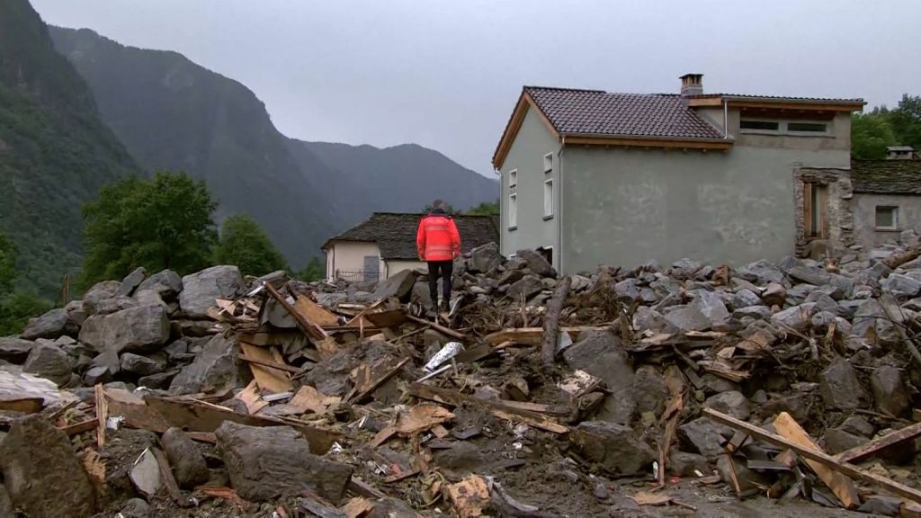 Heavy Rain and Landslides Cause Damage in Switzerland, Three Missing