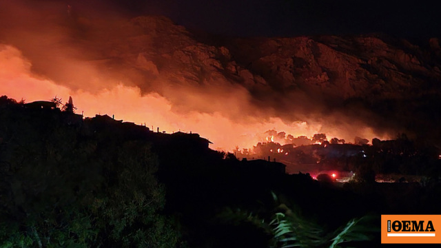 Wildfires Ravage Chios: Evacuations Underway and Reinforcements&nbsp;Dispatched